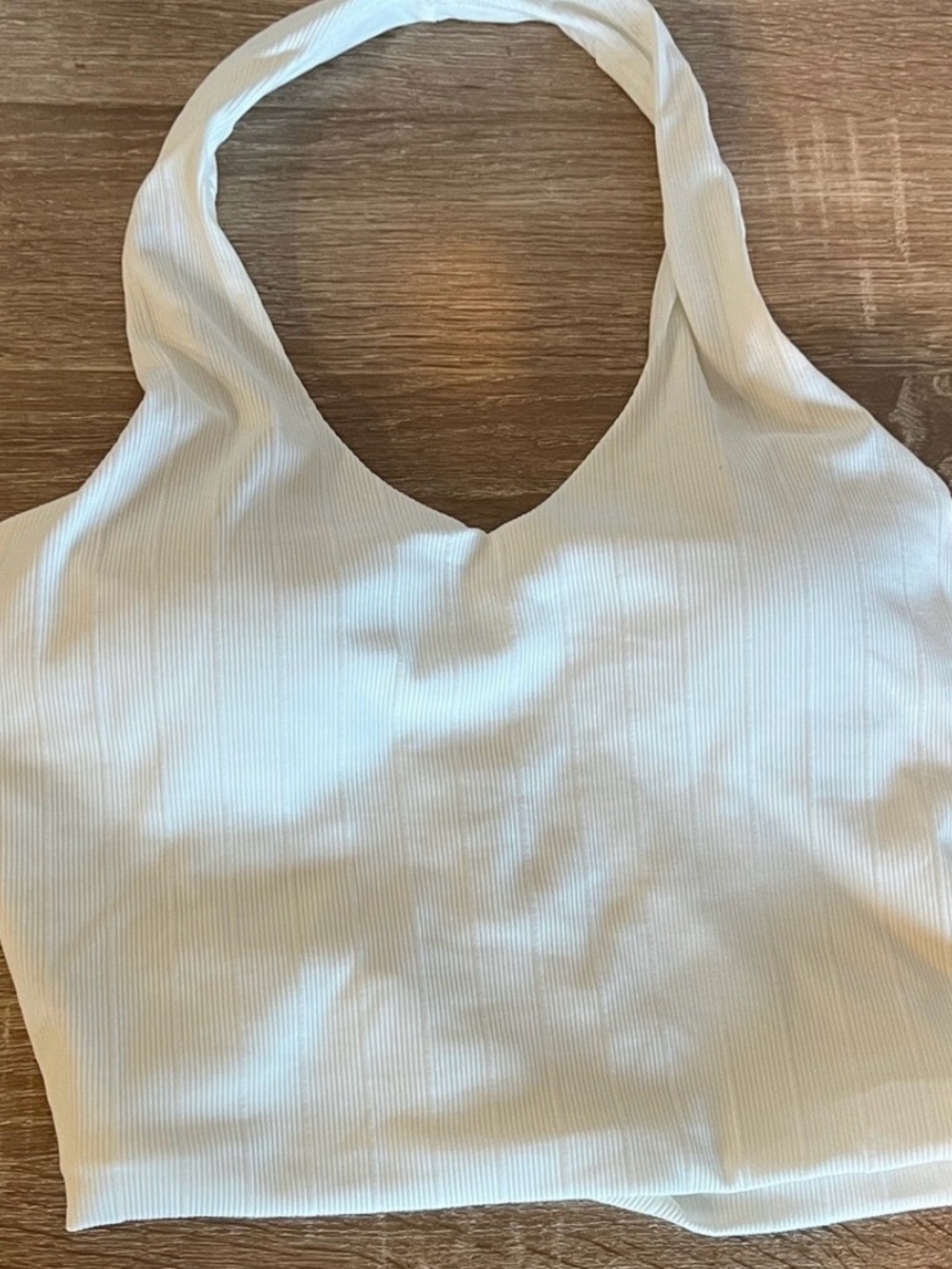 Klassy Network White Ribbed Camisole